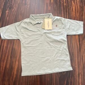 NWT Little Star Organic Surf Polo Shirt Size 6